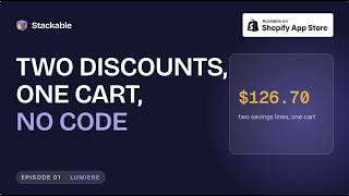 Stack Product and Collection Discounts on Shopify
