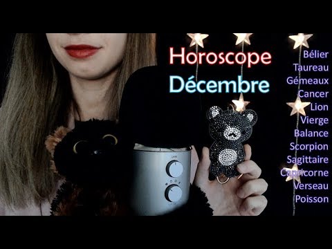 [ASMR français]Horoscope décembre 2018 - french whispering, multidéclencheurs