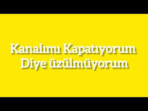 Soru cevap iptal oldu ve kanal kapandı