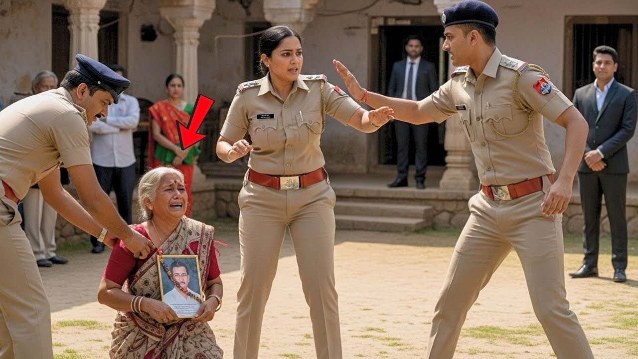 एक महिला पुलिस अधिकारी ने गरीब बुज़ुर्ग माँ पर हुई ज़ुल्म की सच्चाई उजागर कर ठगों का जाल तोड़ दिया