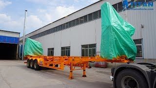 Sidelifers Packing Before Delivery 45 Tons 40Ft Container Side Box Loader Trailer For Sale
