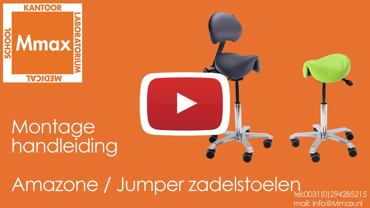 Montage instructie Score Amazone / Jumper zadelstoelen (met rug), Mmax