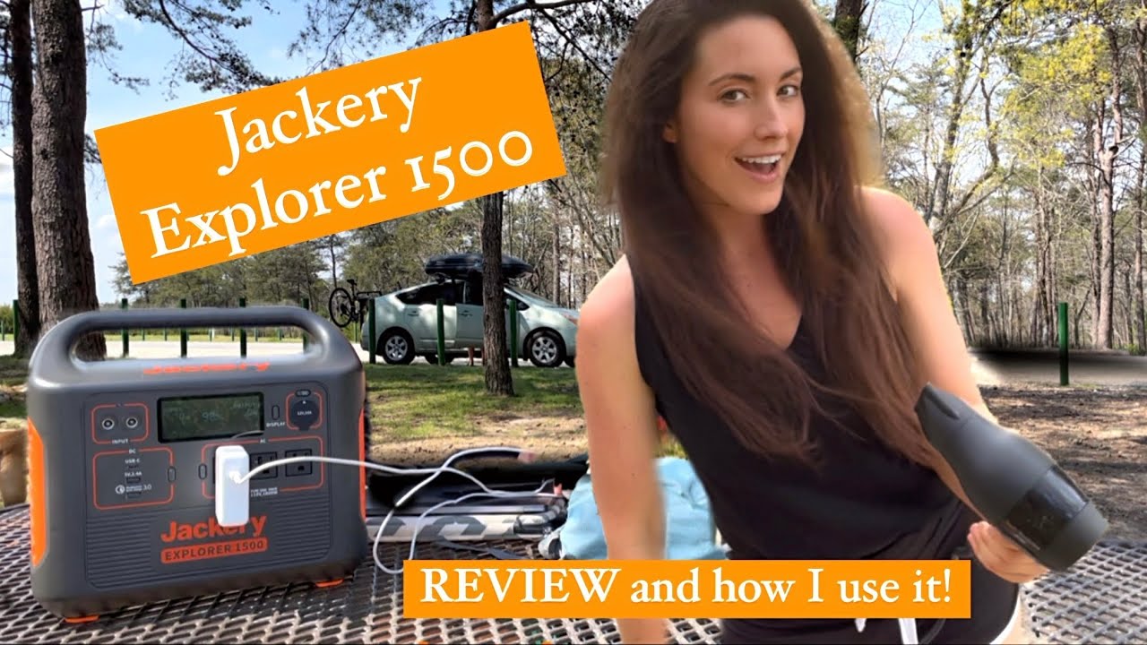 Getting power when you live in a car. Jackery 1500 Portable Power Station REVIEW & how I use it!