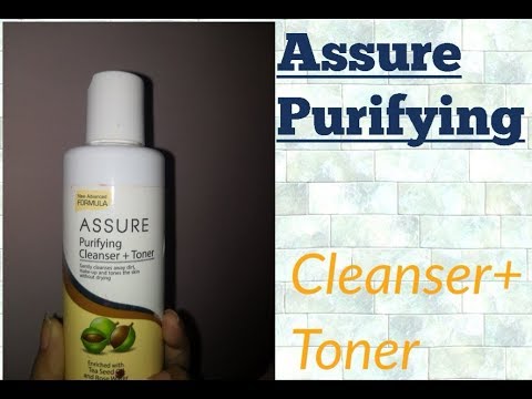 Assure purifying cleanser+ toner के फायदे - YouTube