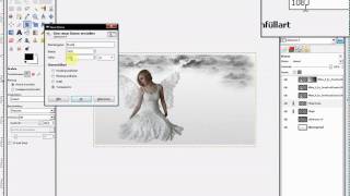 how to blur background in gimp 2 7