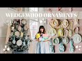 Diy wedgewood inspired ornaments  christmas craft 