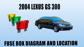 2004 Lexus GS 300 Restyling Fuse Box Diagram Fuse Location and Layout Guide