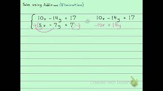 7.1.CV-6 System of Equations - Empty Set / Inconsistent Update