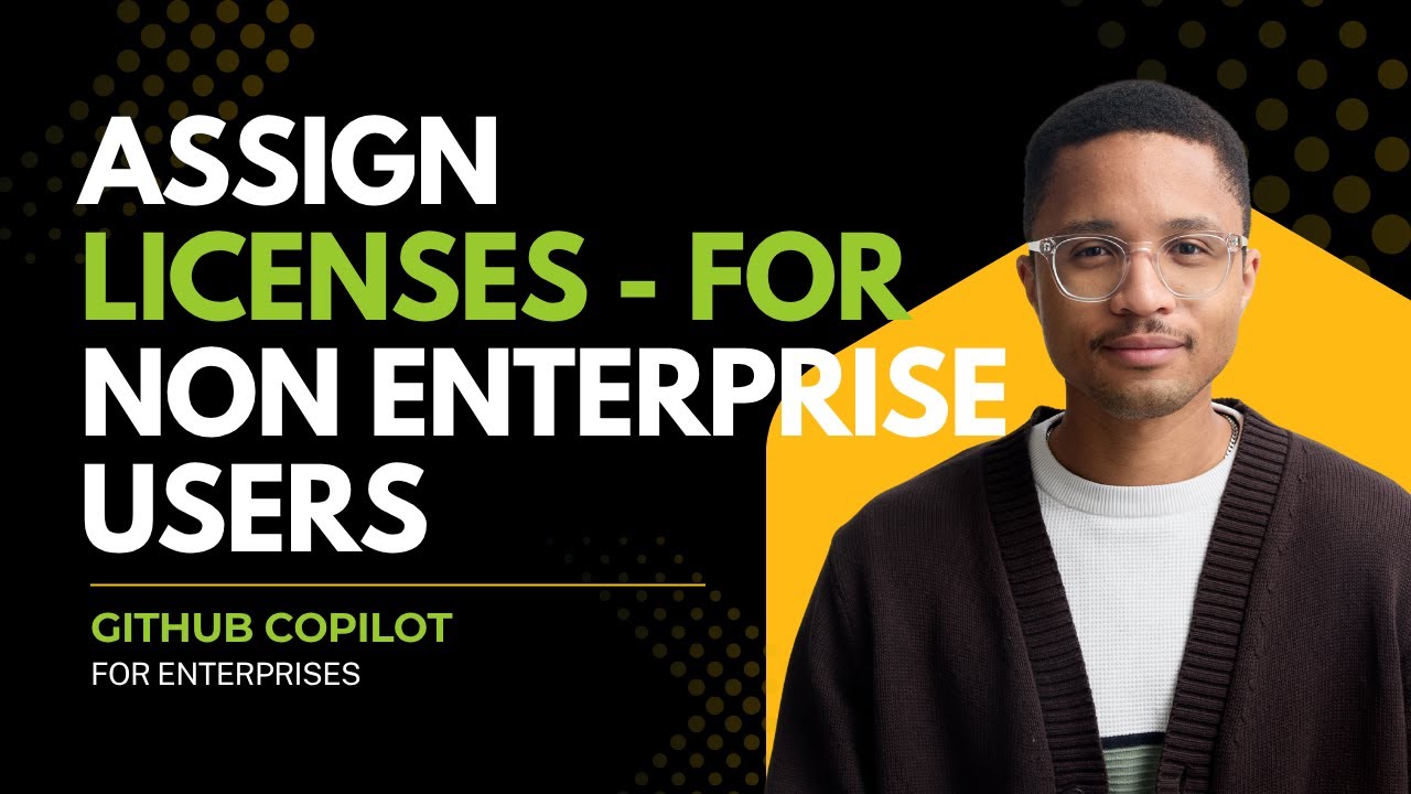 Assign GitHub Copilot Licenses (users not on GitHub Enterprise) - YouTube