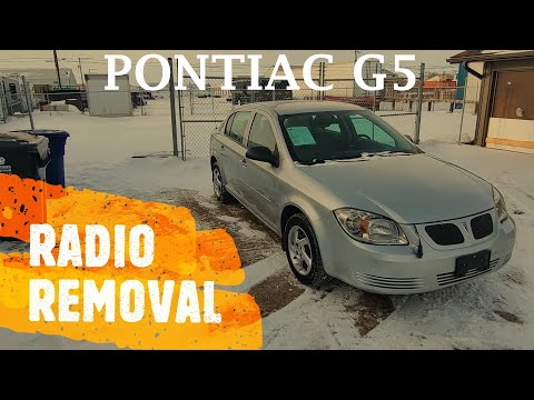 Pontiac G5 – RADIO REMOVAL / REPLACEMENT (2005-2010)