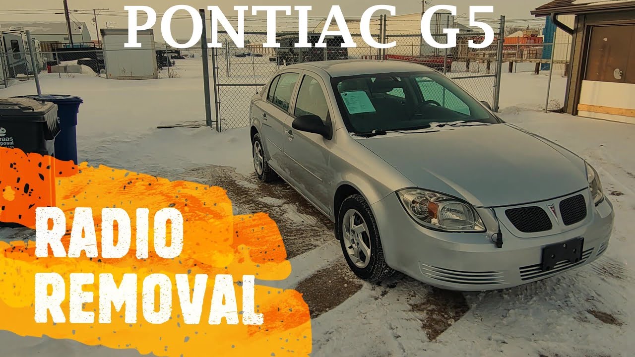 Pontiac G5 - RADIO REMOVAL / REPLACEMENT (2005-2010)