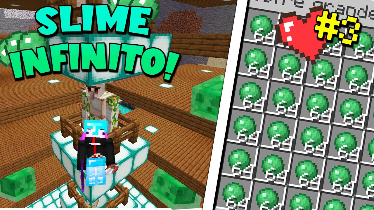 Conseguí Slime infinito en mi nuevo survival Minecraft - YouTube