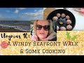 Vlogmas 10: A Windy Seafront Walk & Some Cooking