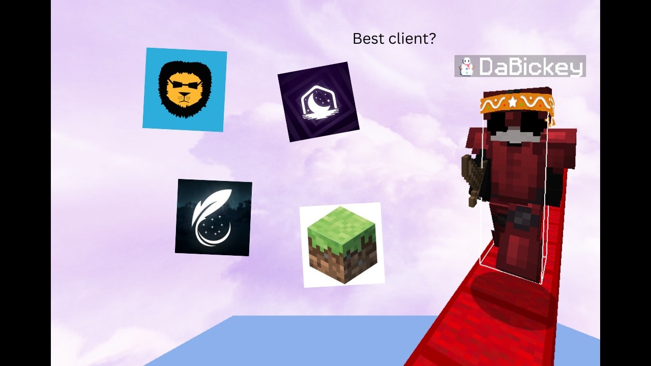 Testing out minecraft clients for bedwars
