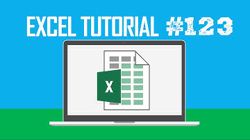 Excel Tutorial #123:  Selecting a Table Row (Shift + Spacebar)