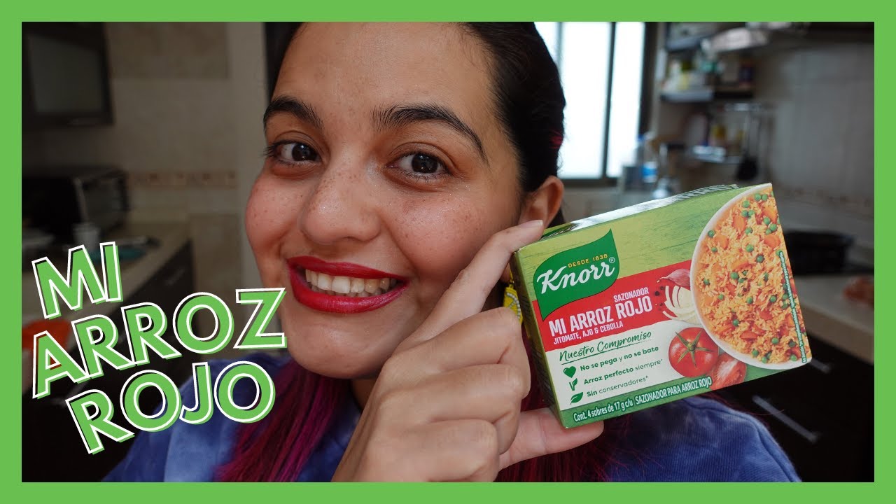 PROBANDO NUEVO Sazonador KNORR “Mi Arroz Rojo