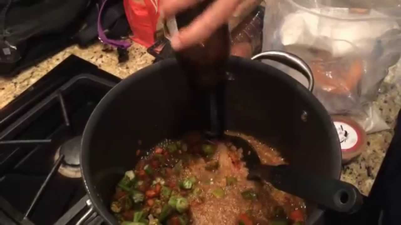 Red Rux Homemade Colorado Red Roux Beer Gumbo - YouTube