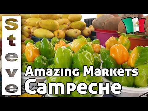 Awesome MEXICAN MARKET Campeche 🇲🇽