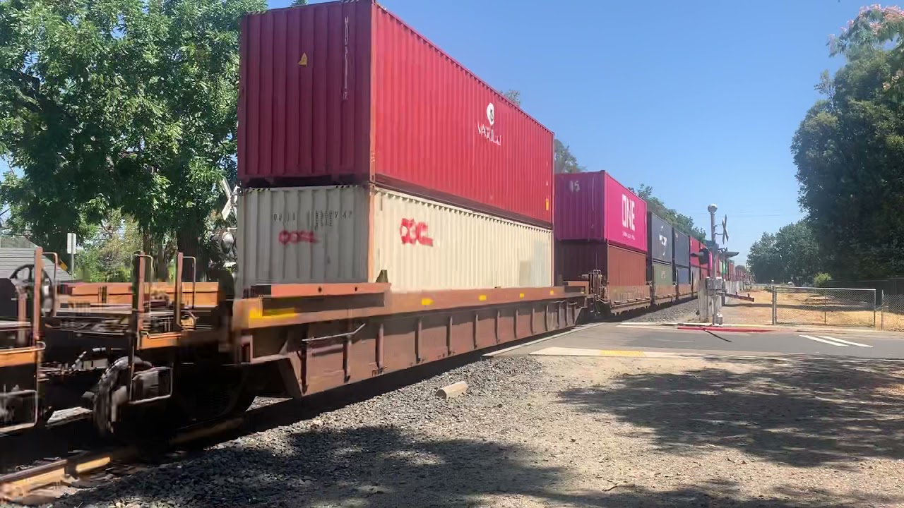 Union Pacific INPOA Doublestack Intermodal Train Pleasanton, CA UP 6768
