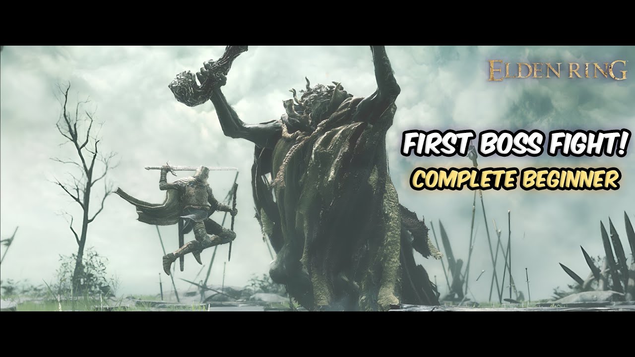 my first ELDEN RING BOSS EXPERIENCE as a COMPLETE BEGINNER!! - YouTube