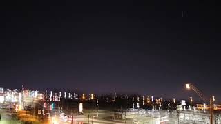 night sky over Bristol hyperlapse