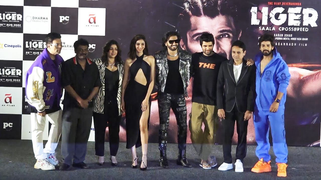 LIGER HINDI TRAILER Launch | Vijay Deverakonda,Ananya Panday,Puri Jagannadh,Charmy Kaur