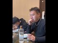 At the moment I handed him the cup, my brother "got it"! #Funny #FunnyVideo #XiaoGeGe #Cheers 🥂