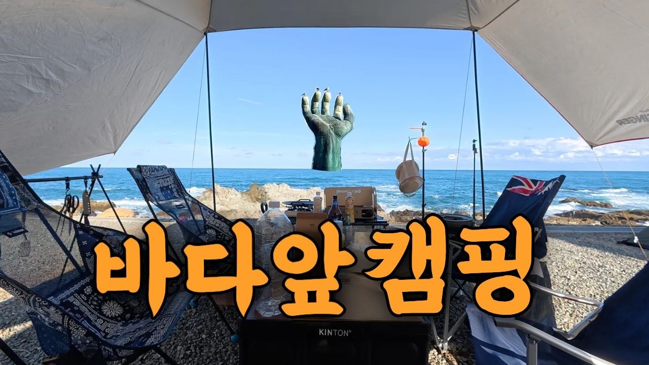 바다 바로앞에서 캠핑이 가능한 곳⎥포항 캠핑장