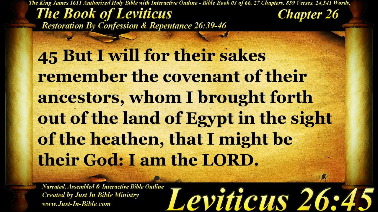 Bible Book 03 Leviticus Chapter 26 The Holy Bible KJV Read Along bible-book-03-leviticus-chapter-26-the-holy-bible-kjv-read-along