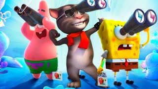 Agua - J Balvin, Tainy - Bob esponja / tom y Angela