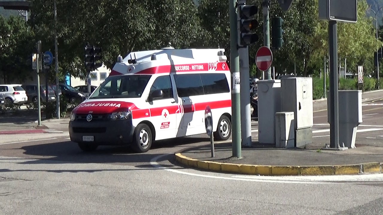 [118 BOLZANO] AMBULANZA CROCE ROSSA BOLZANO IN EMERGENZA