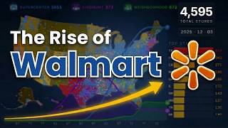 How Walmart Conquered America: Mapped (1962-2025)