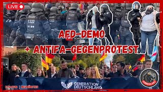 ❗ LIVE ❗in Neumünster | AfD-Demo + Antifa Gegenprotest | 17.10.2026