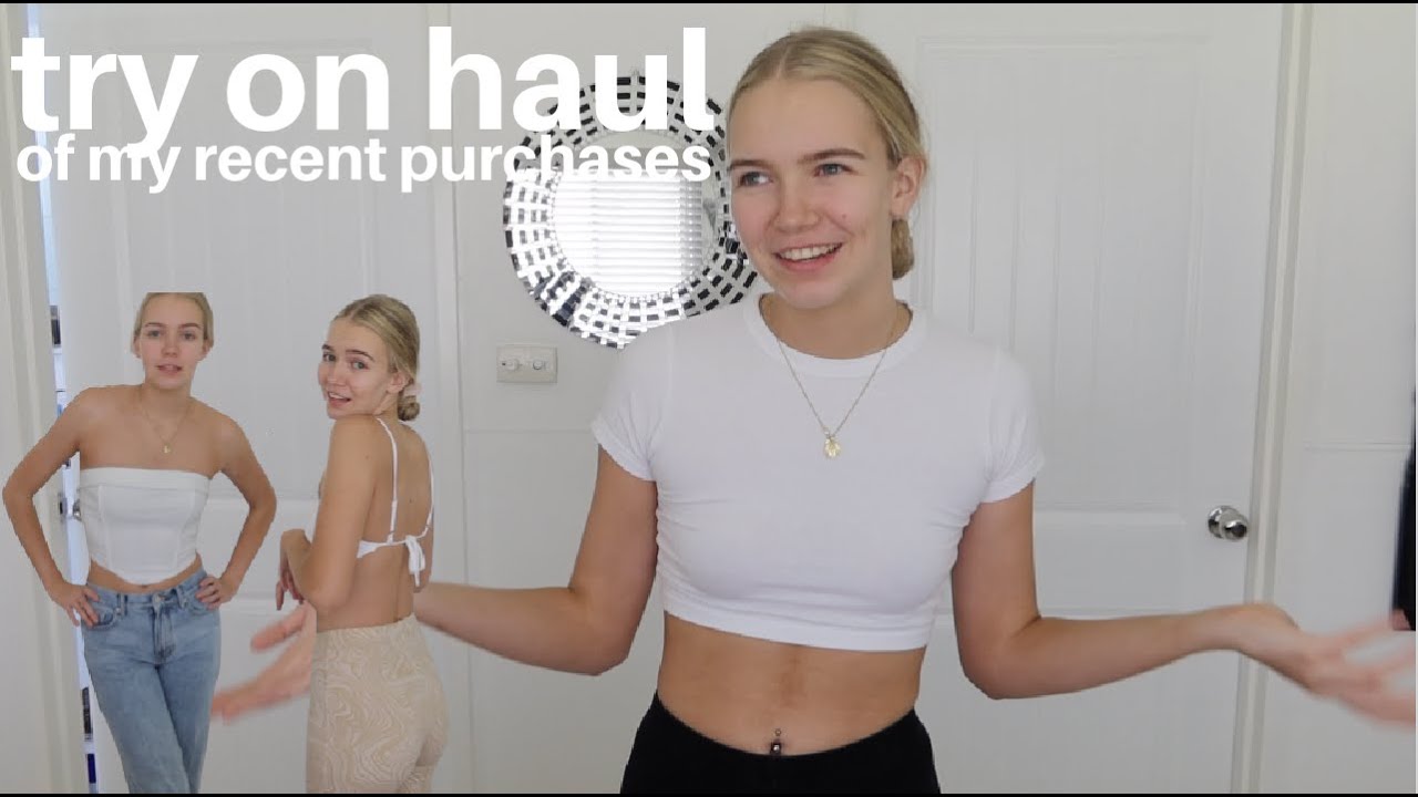 try on haul of my recent purchases | Poppy
