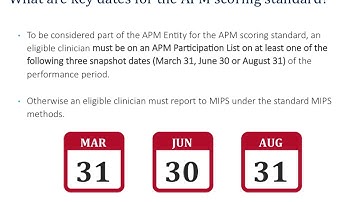 What is the APM Scoring Standard?