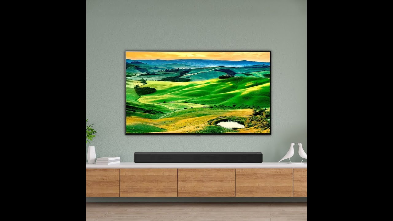 The LG Sound Bar creates the ultimate home theatre experience