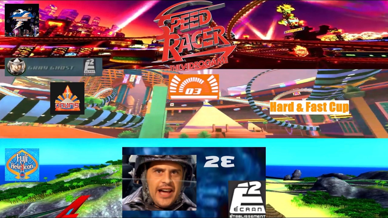 Speed Racer The Videogame (Wii) Hard & Fast Cup (Gray Ghost)