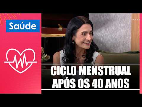 Entenda as mudanças no ciclo menstrual após os 40 anos com a Dra. Paula Fettback – 06/04/26