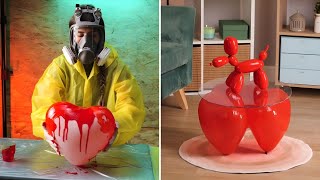 Designer Table from Ballons! Classy Epoxy Resin projects