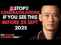 🚨 STOP Congratulations If You See This Before 25 September 2025  It’s NOT a Coincidence  Shi Heng Yi