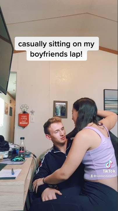 ￼Casually Sitting On My Boyfriends Lap To See His Reaction!! *CUTE* #shorts