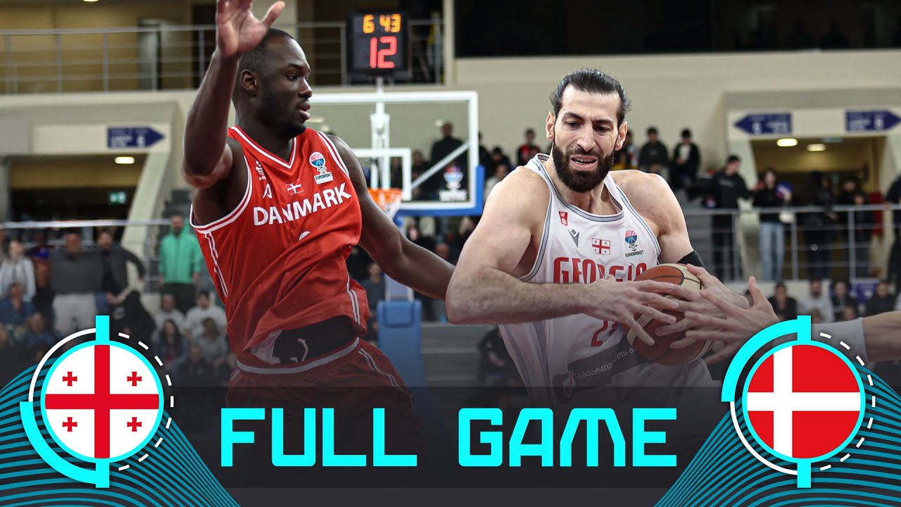 Georgia v Denmark | Full Basketball Game | FIBA EuroBasket 2025 Qualifiers