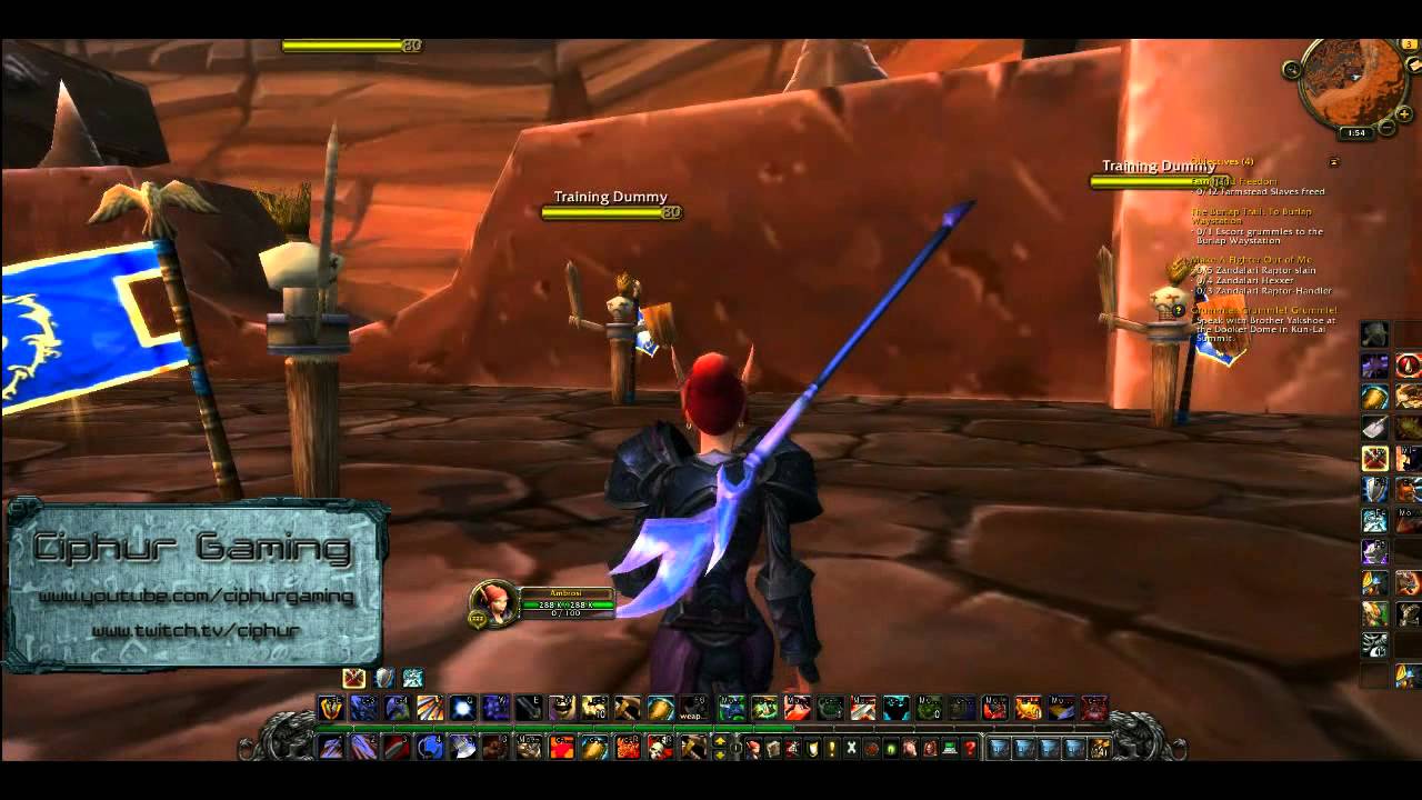 New lvl 90 Warrior Talent : Stormbolt