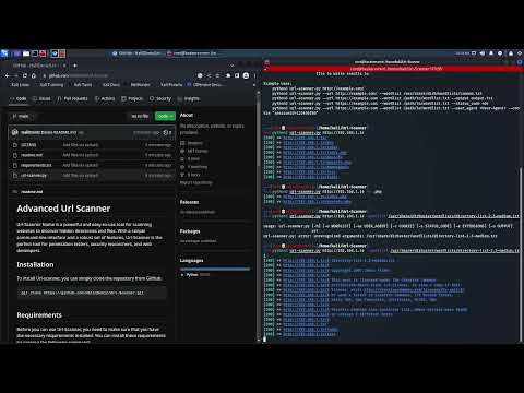 Advanced Url-Scanner with Python
