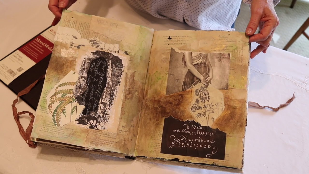 Mixed Media Art - Flip Through - Art Journal - 2016 - 2017 - YouTube