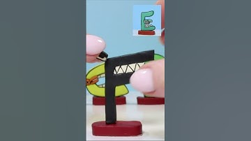 Making Alphabet Lore F tutorial Dimia clay #shorts