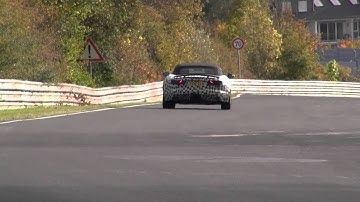 3 Jaguar F-Type Prototypes tested very hard on the Nürburgring Racetrack