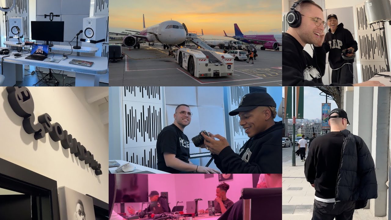 CHUKI BEATSNÉL STÚDIÓZTAM BELGIUMBAN - SECRET AUDIO COMMUNITY LINK UP (VLOG)