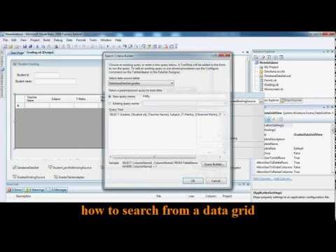 Alevel Computing 9691-Eight-Data Search on form using Query