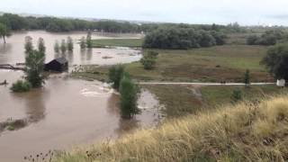 St Vrain River Flooding Sept 12, 2013